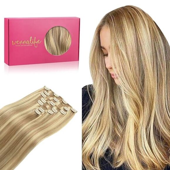 Clip in Human Hair - Picture 1 of 4